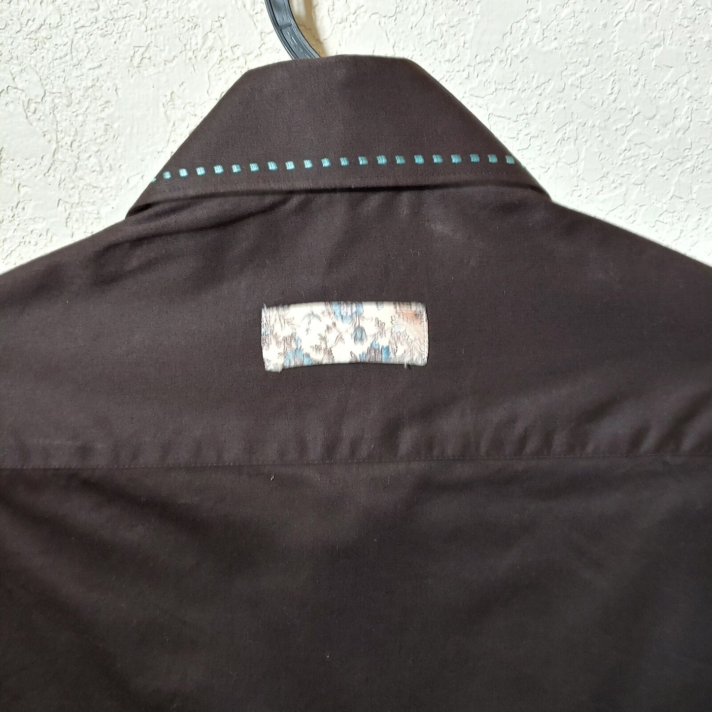 Deluxe Collection | Men's Black long sleeve Button down Casual Shirt | Sz. 3