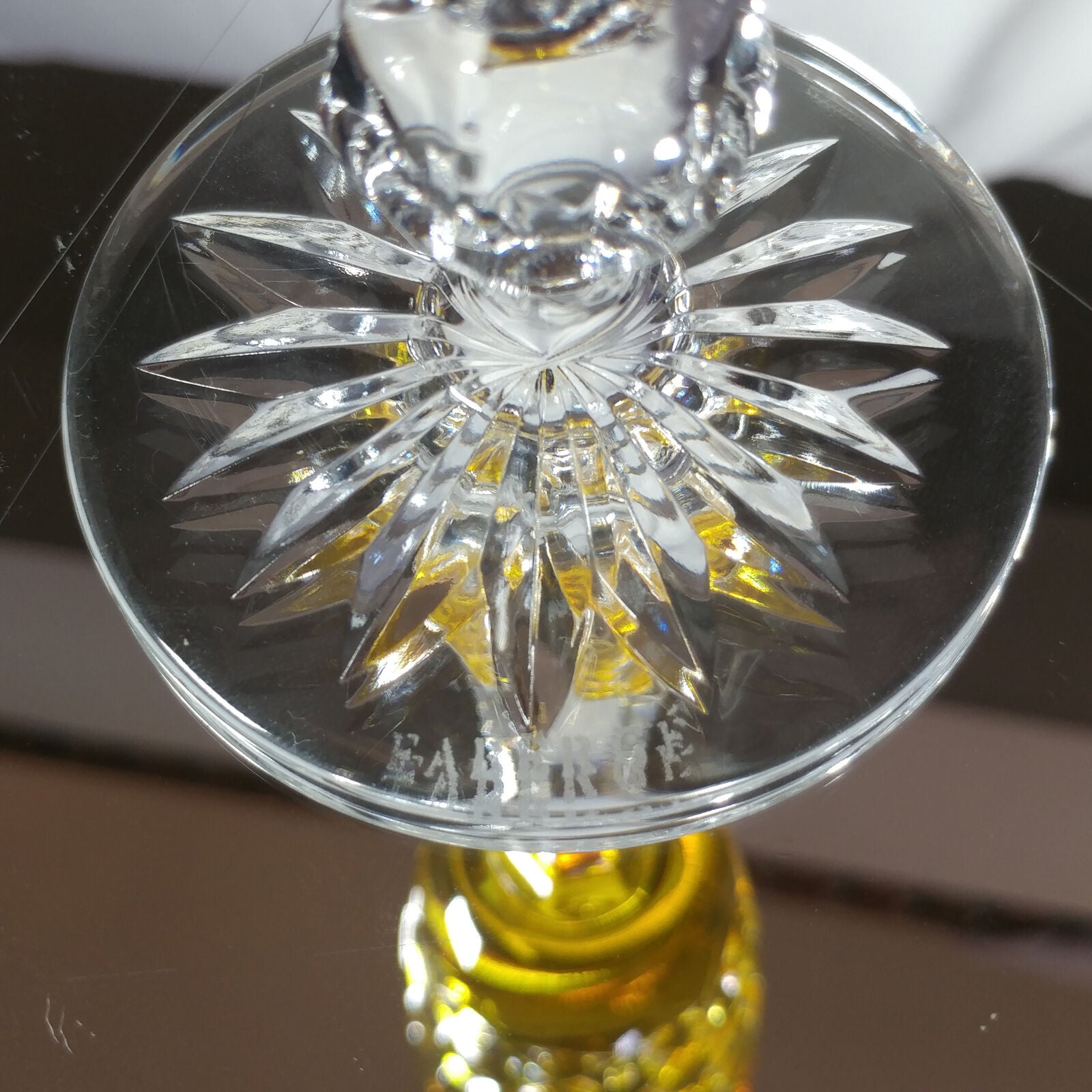 FABERGÉ ODESSA YELLOW GOLD CRYSTAL FLUTE | SINGLE