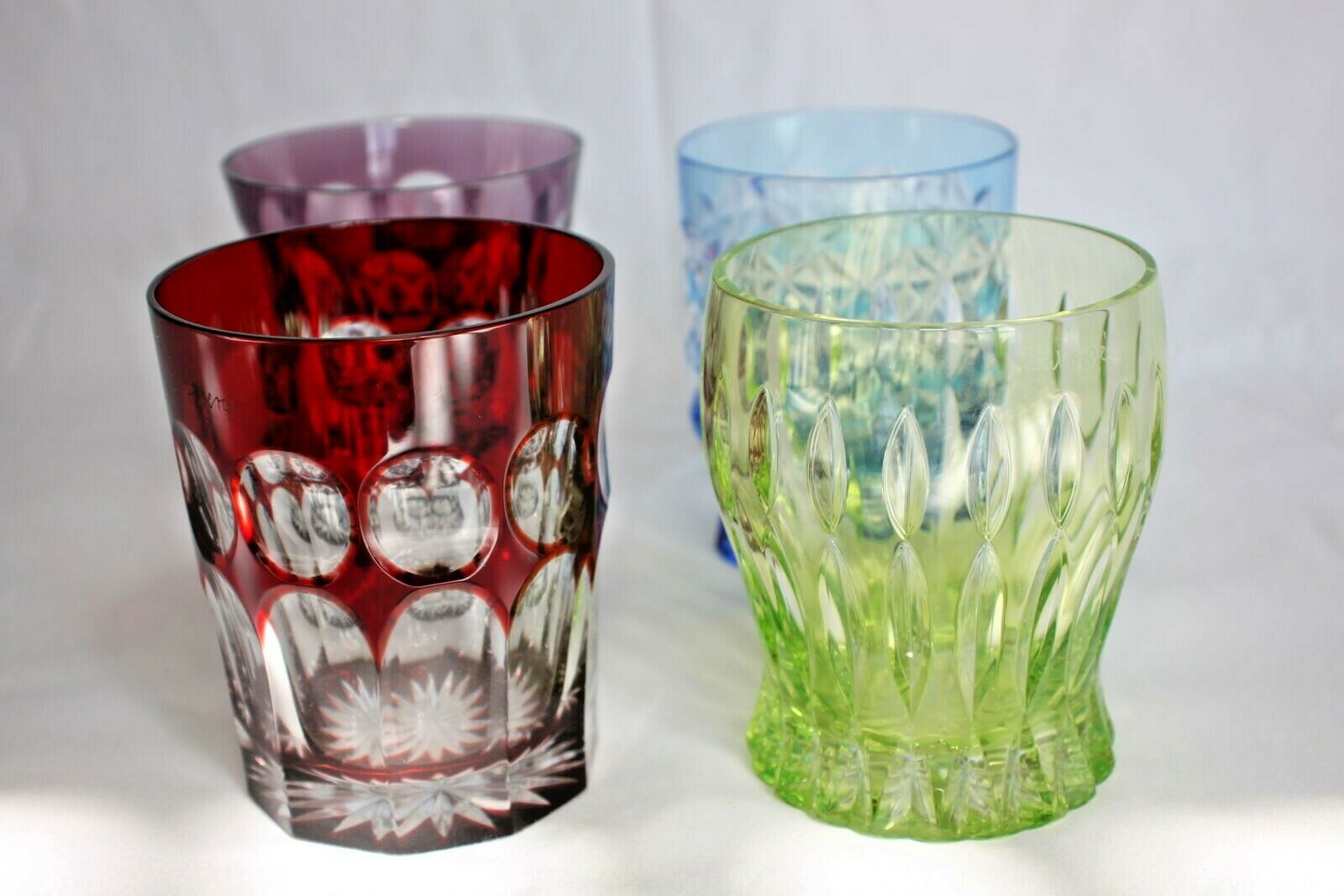 Faberge Na Zdorovya Glasses  set of 4 Edition II Measure 3 7'8 " H x 3 3/8 " W