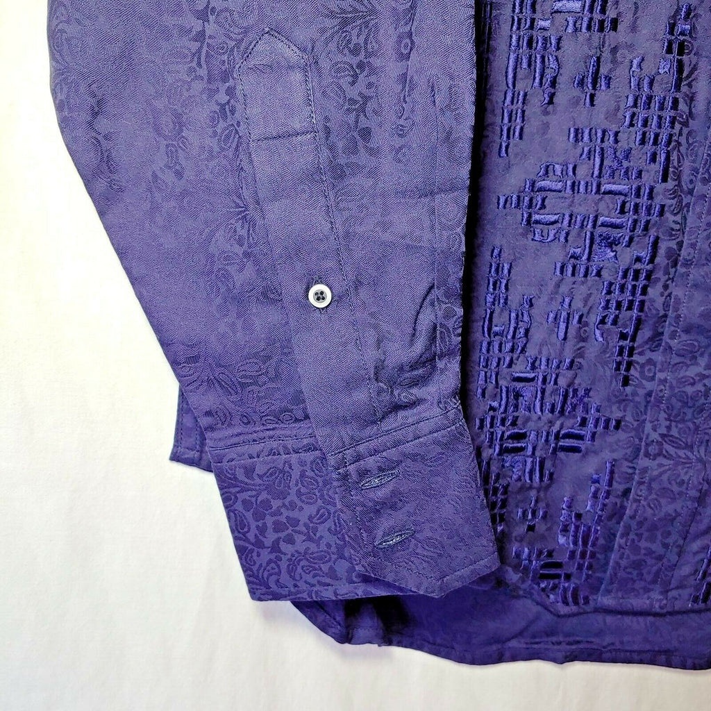 Robert Graham Colorful Long Sleeve Button-Down Shirt - Men's Medium
