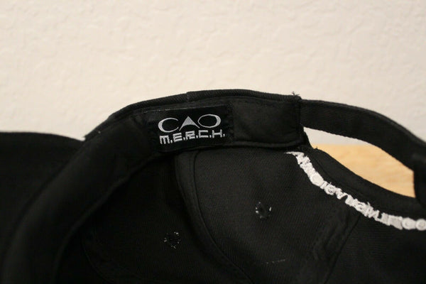 CAO Embroidered Black/White baseball cap