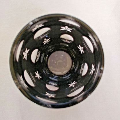 Faberge Black Galaxy Crystal  Shot Glass