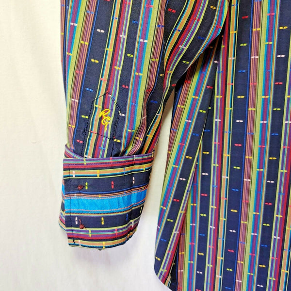 Robert Graham - Colorful Long Sleeve - Men's Medium Button Down Classic Fit