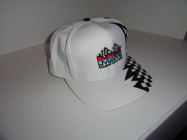 Marine Machine checkered flag baseball cap