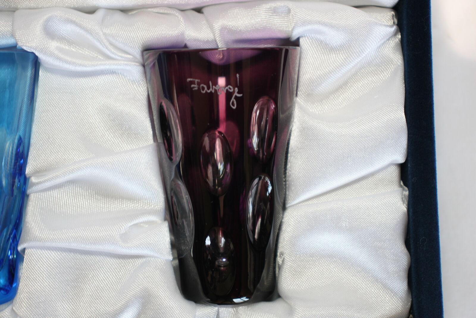 Faberge "Na Zdorovie" Bubble Vodka Shot Glasses- Set of 4 in original box