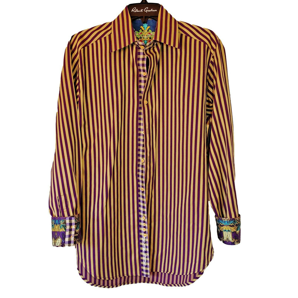 Robert Graham - Colorful Long Sleeve - Men's Medium Button Down Classic Fit