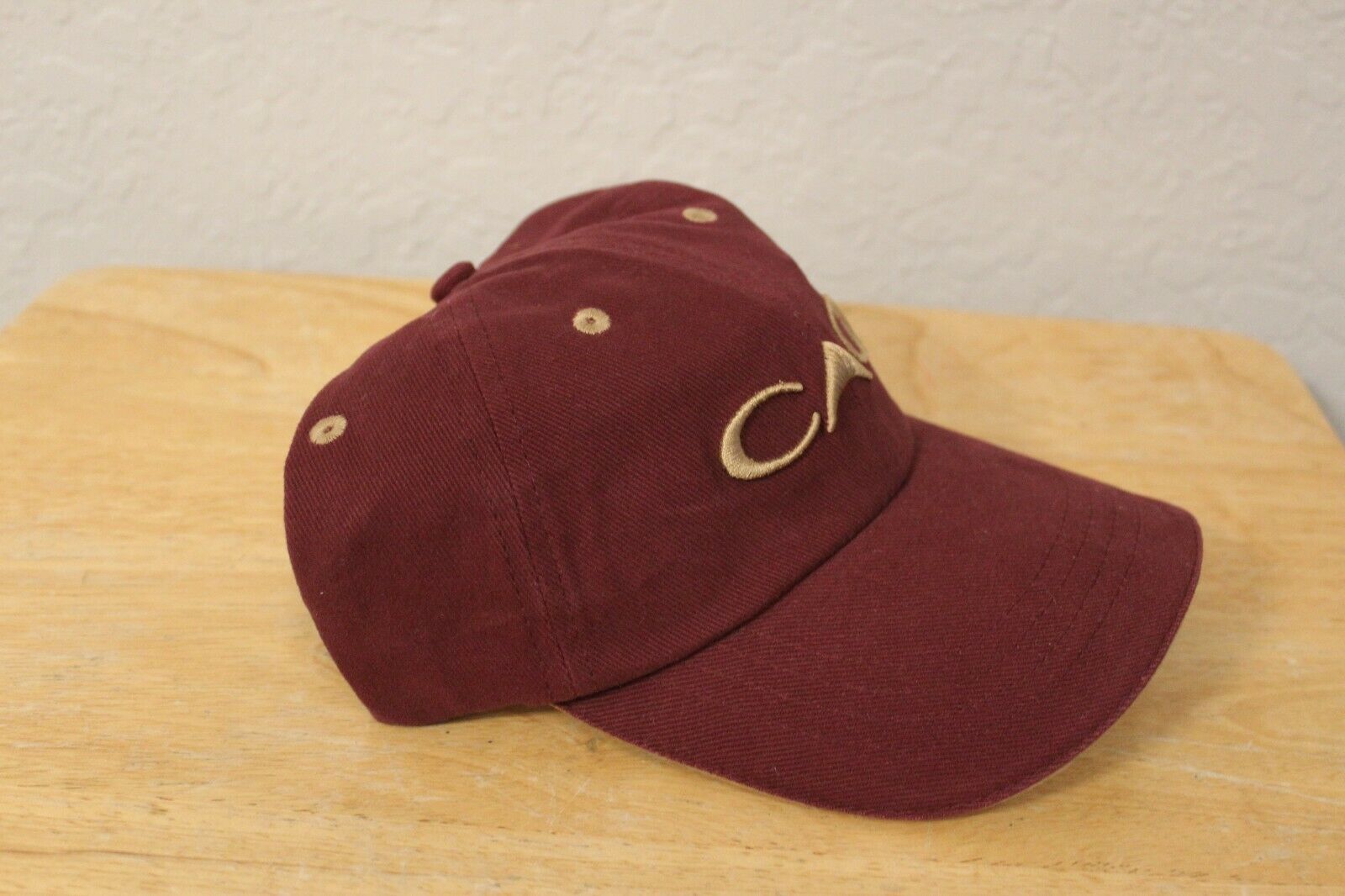 CAO Red Embroidered Baseball cap
