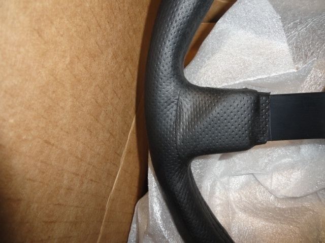 Marine Steering Wheel M521 Black Urethane Black Spoke & Billet Adaptor