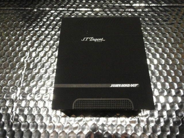 st dupont james bond 007 black pvd key ring
