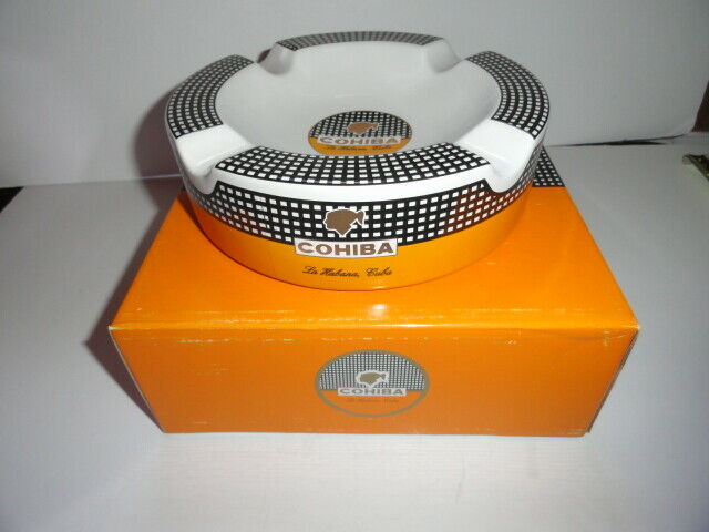 Ceramic ashtray in the box  8" diameter