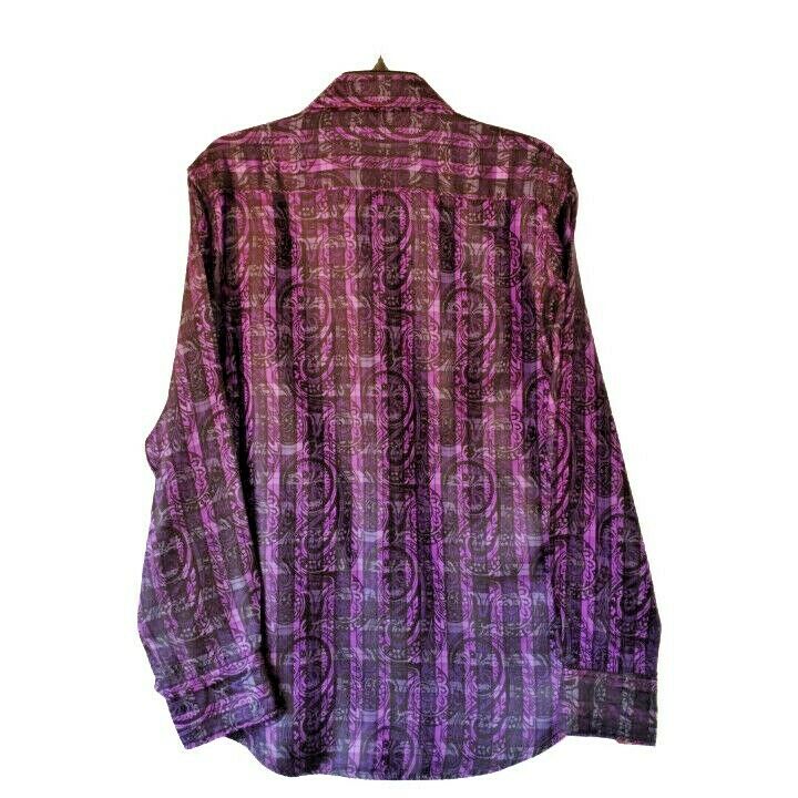 Robert Graham - Colorful Long Sleeve - Men's Medium Button Down Classic Fit