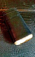 Andre Garcia Black  leather  case