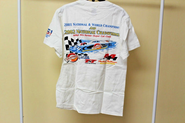 Driving Force Men's White Shirt Medium