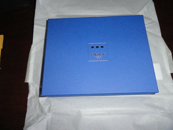 Elie Bleu Casa Collection Porcelain Ashtray with Gold Plated rests