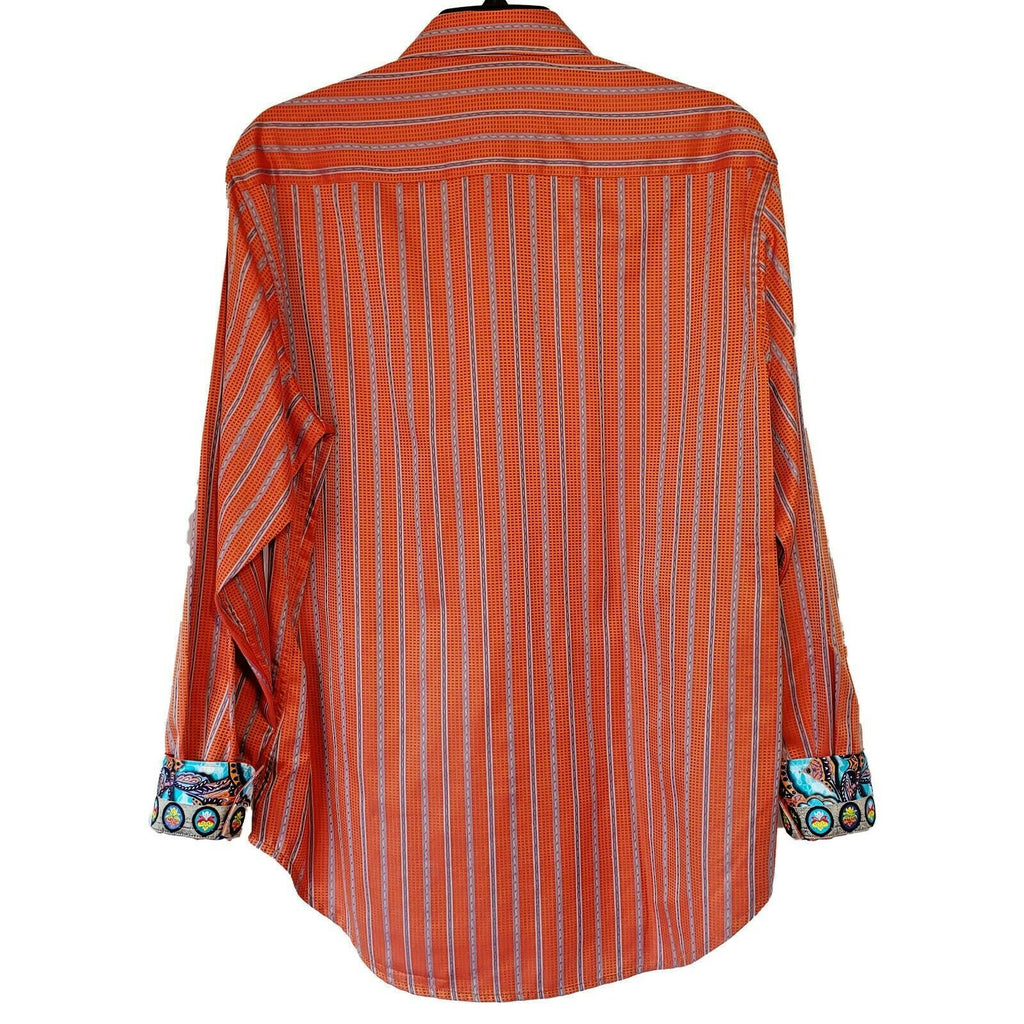 Robert Graham - Colorful Long Sleeve - Men's Medium Button Down Classic Fit