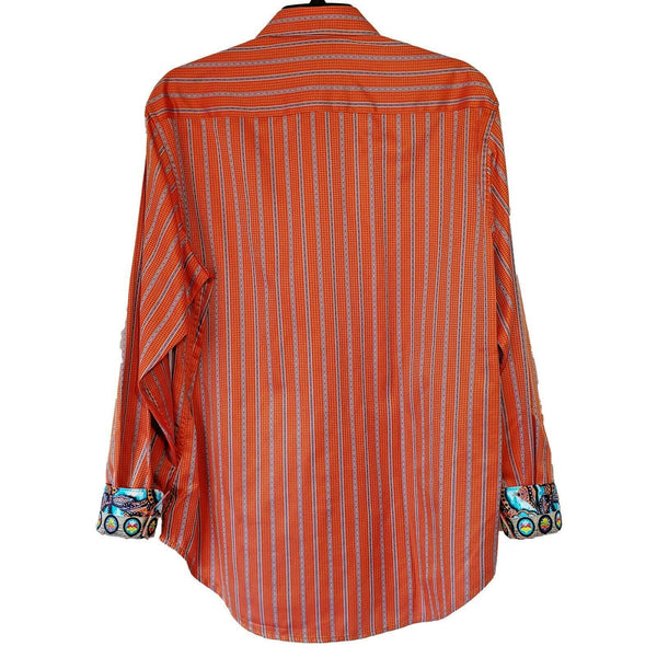 Robert Graham - Colorful Long Sleeve - Men's Medium Button Down Classic Fit