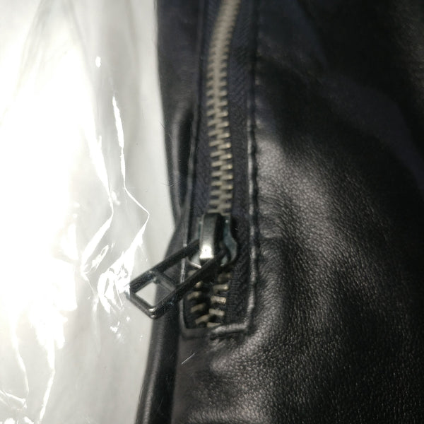 Decimal | Men's Black Leather Jacket | Size: Medium | Style: B60-L | NEW