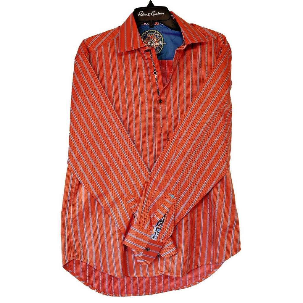 Robert Graham - Colorful Long Sleeve - Men's Medium Button Down Classic Fit
