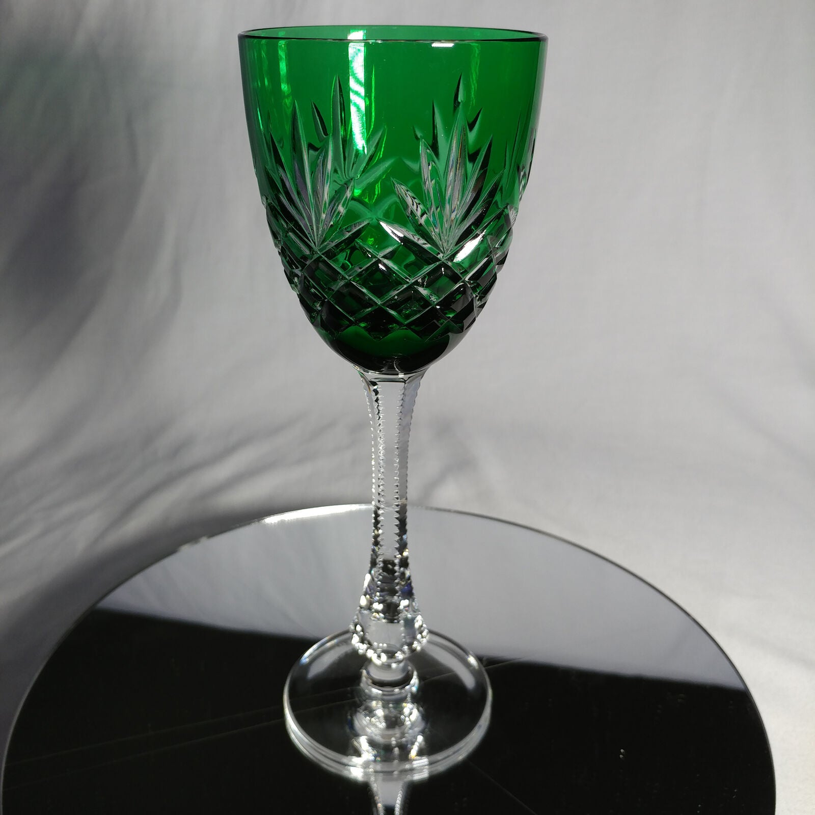 Faberge Emerald Green Odessa Crystal Glass