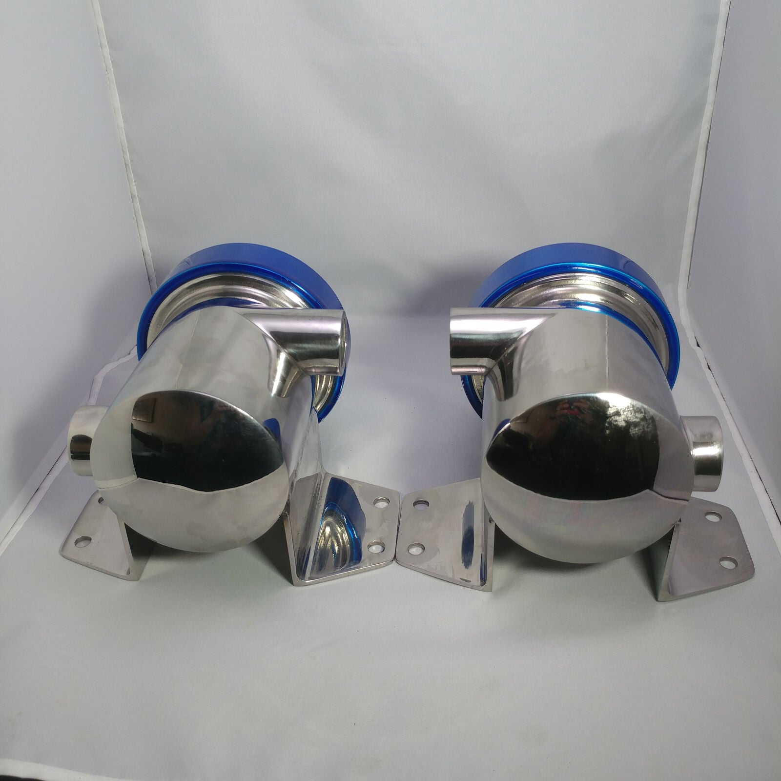 Sea Strainers with Blue Tops
