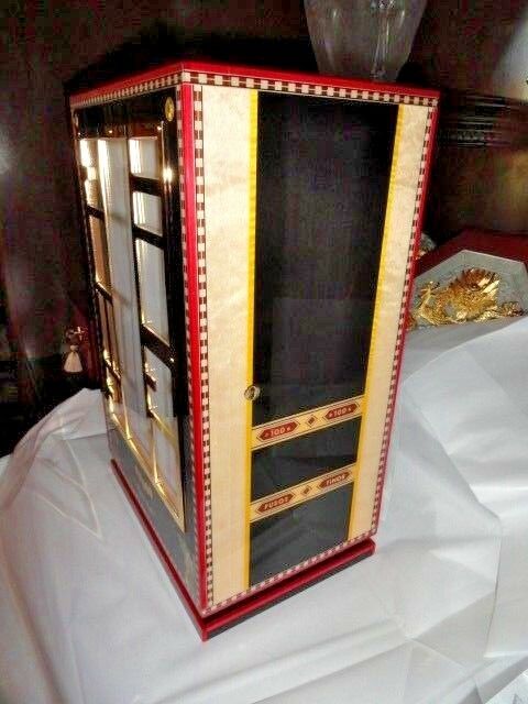 Elie Bleu Alba Black Sycamore Cabinet Humidor