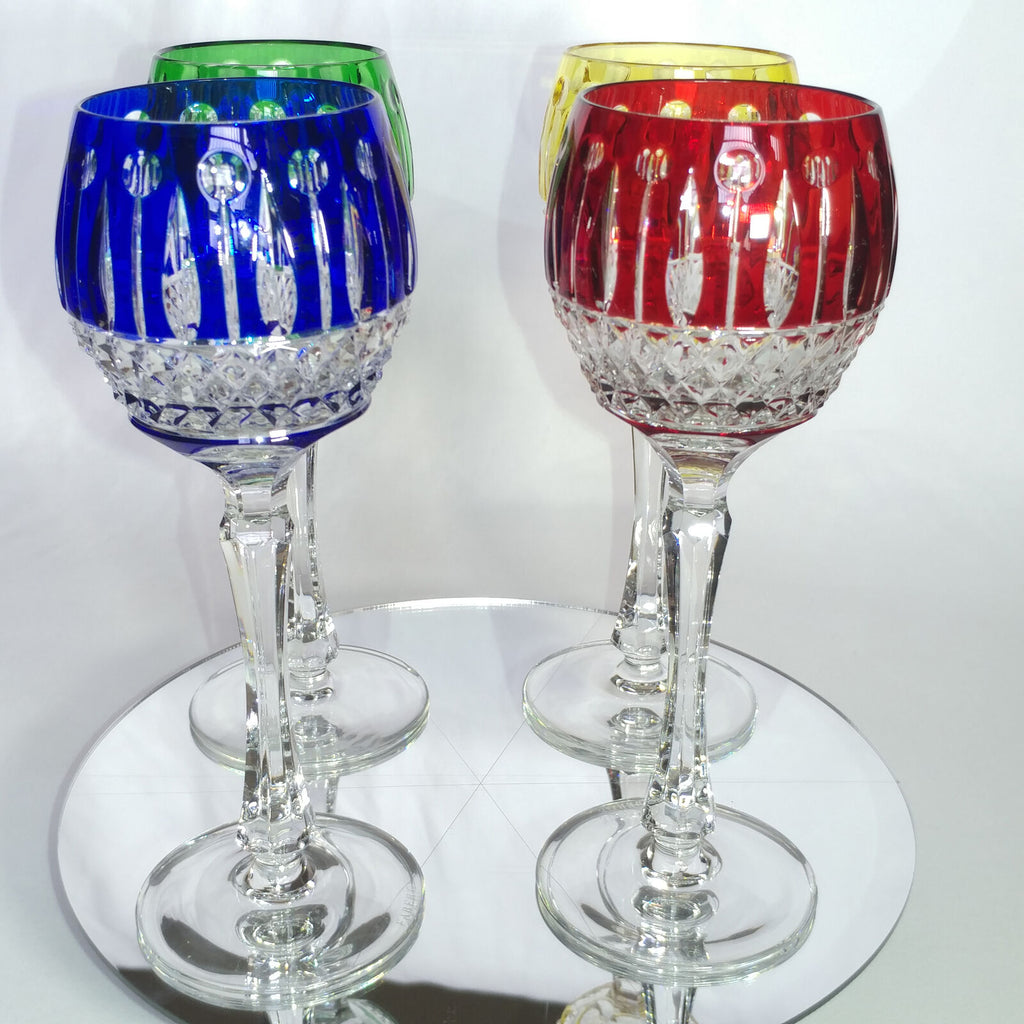 FABERGE XENIA IMPERIAL CASED CUT TO CLEAR CRYSTAL GOBLET SIGNED