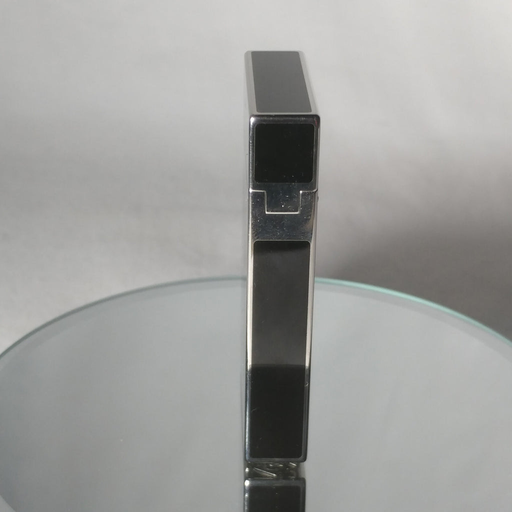S.T. Dupont Black Chinese Lacquered Palladium Plated Ligne 2 Lighter