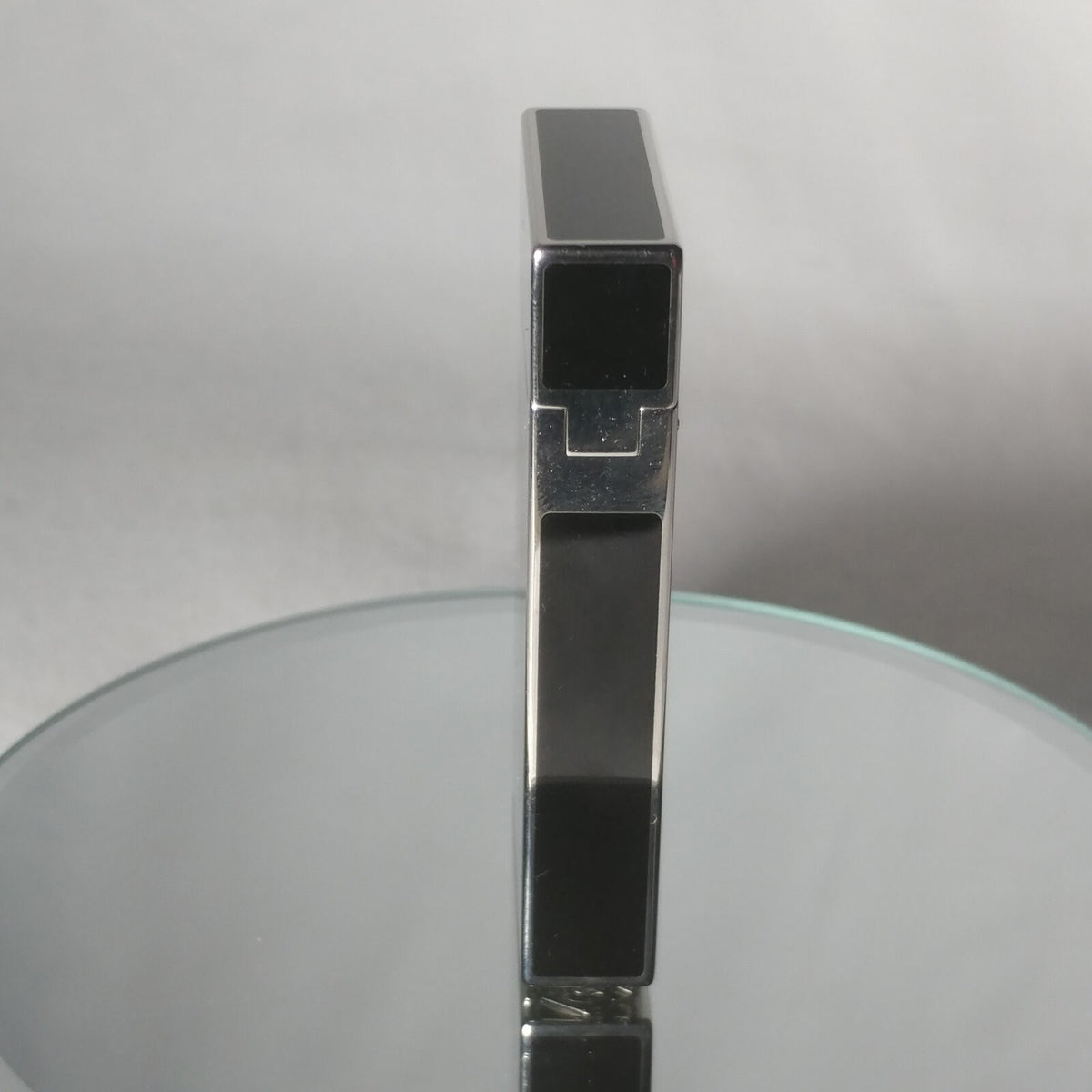 S.T. Dupont Black Chinese Lacquered Palladium Plated Ligne 2 Lighter