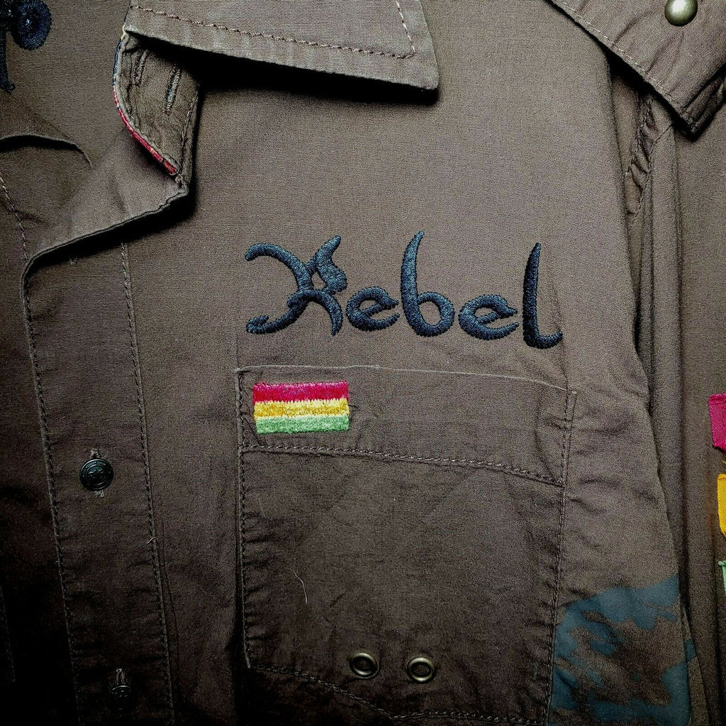 Rebel Spirit | Brown | King of Kings Shirt | Men's Medium