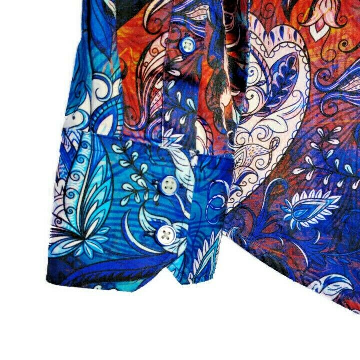 Robert Graham - Colorful Long Sleeve - Men's Medium Button Down Classic Fit