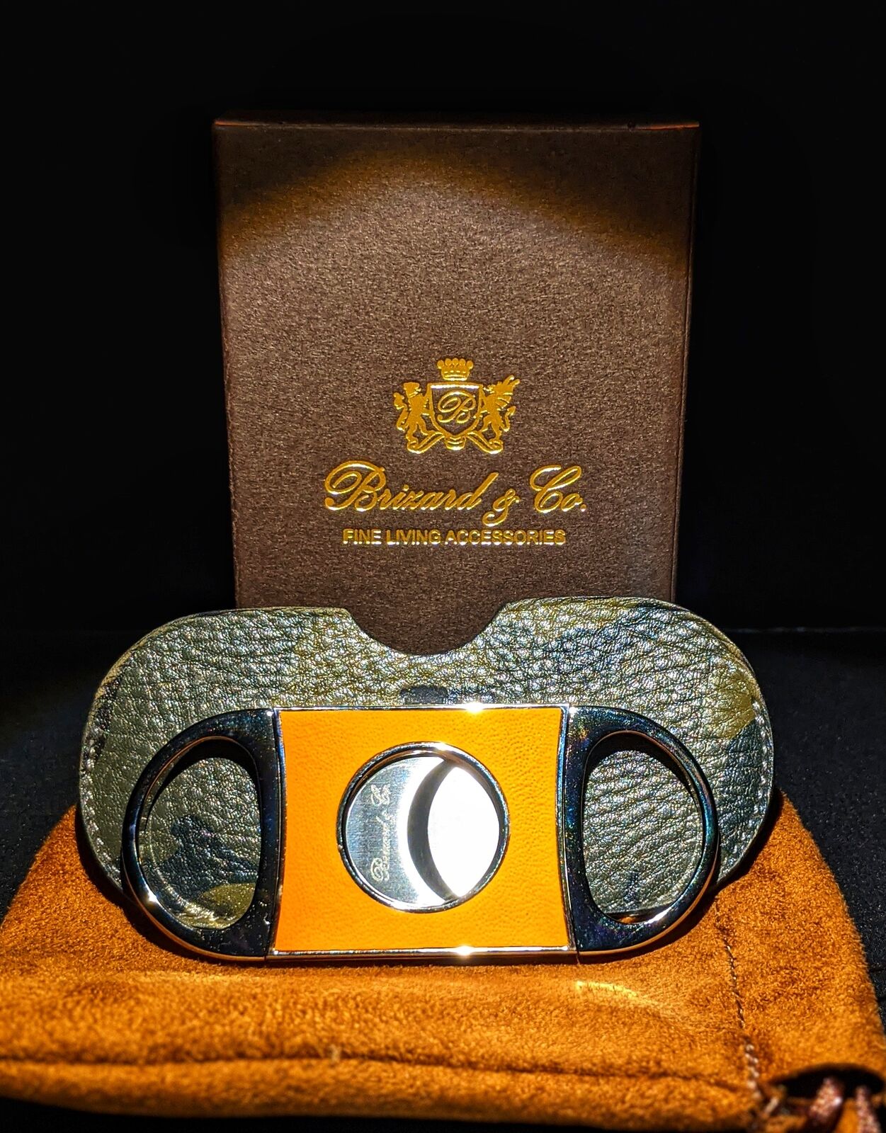 Brizard and Co Camo Pattern  Case, Cutter and Lighter Combo