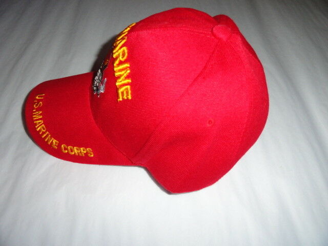 USMC Bulldog Ashtray & Red USMC Baseball Cap Combo