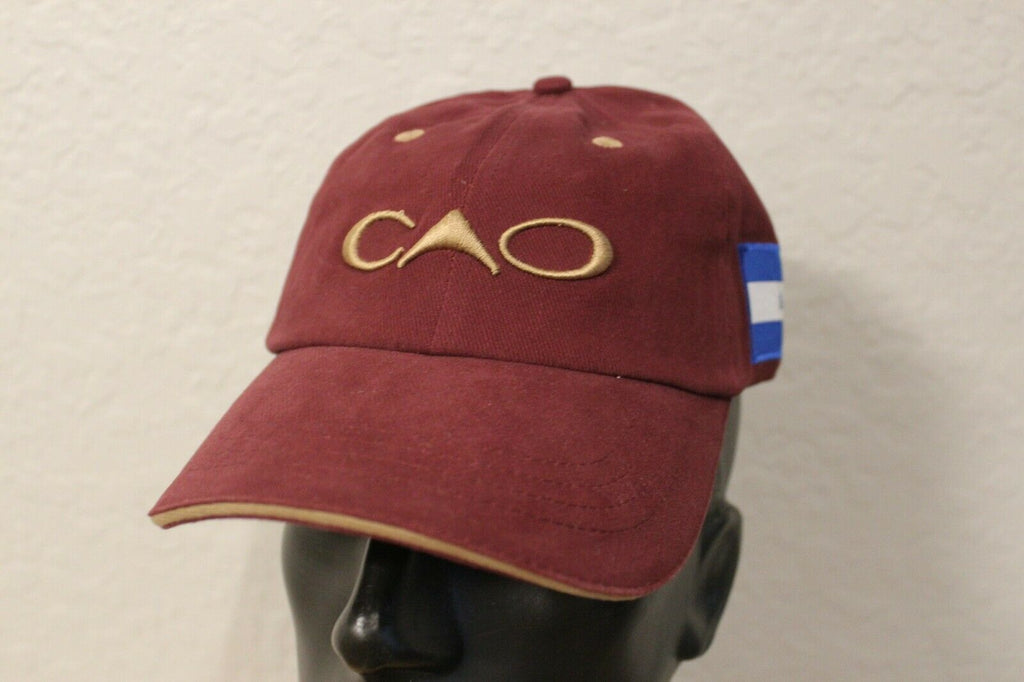 CAO Red Embroidered Baseball cap