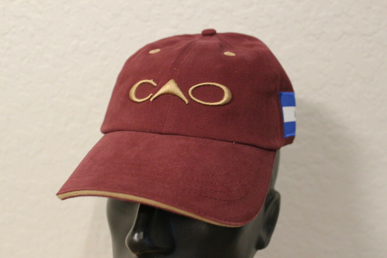 CAO Red Embroidered Baseball cap