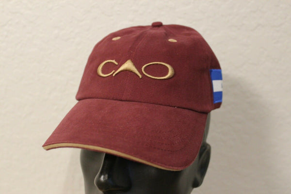 CAO Red Embroidered Baseball cap