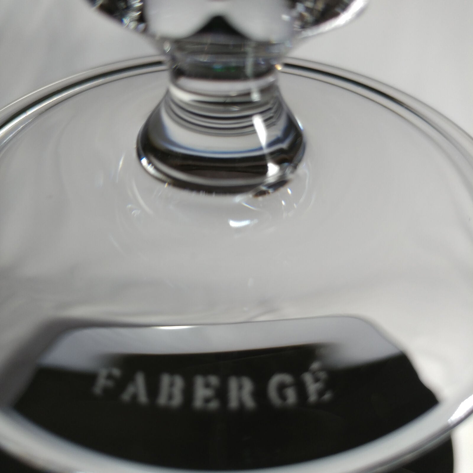 Faberge Emerald Green Odessa Crystal Glass