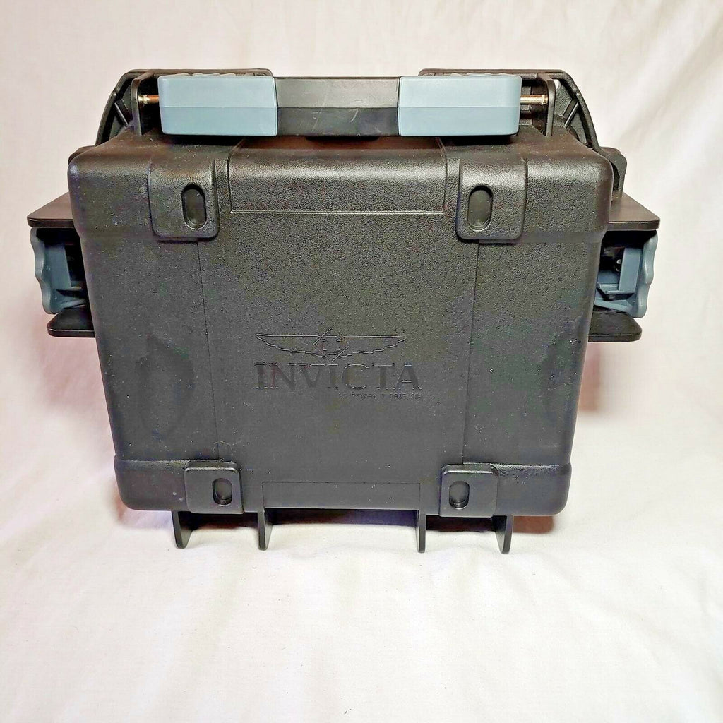 Invicta IG0097-SMIS-B 3 slot Black Plastic Watch Box Case