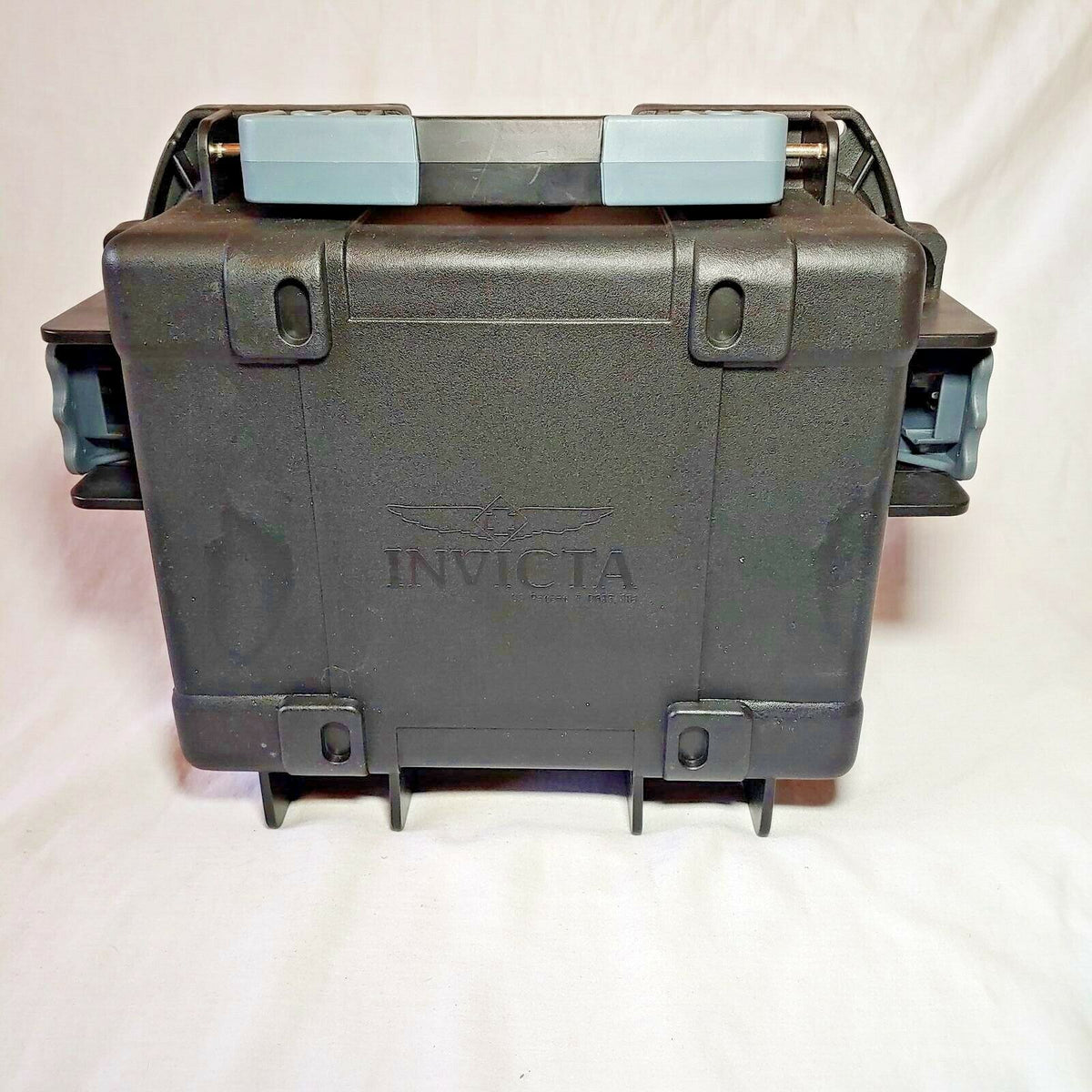 Invicta IG0097-SMIS-B 3 slot Black Plastic Watch Box Case