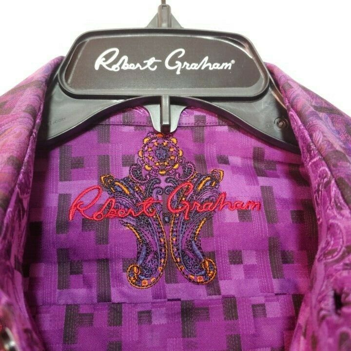 Robert Graham Colorful Long Sleeve Men's Medium Button Down Shirt