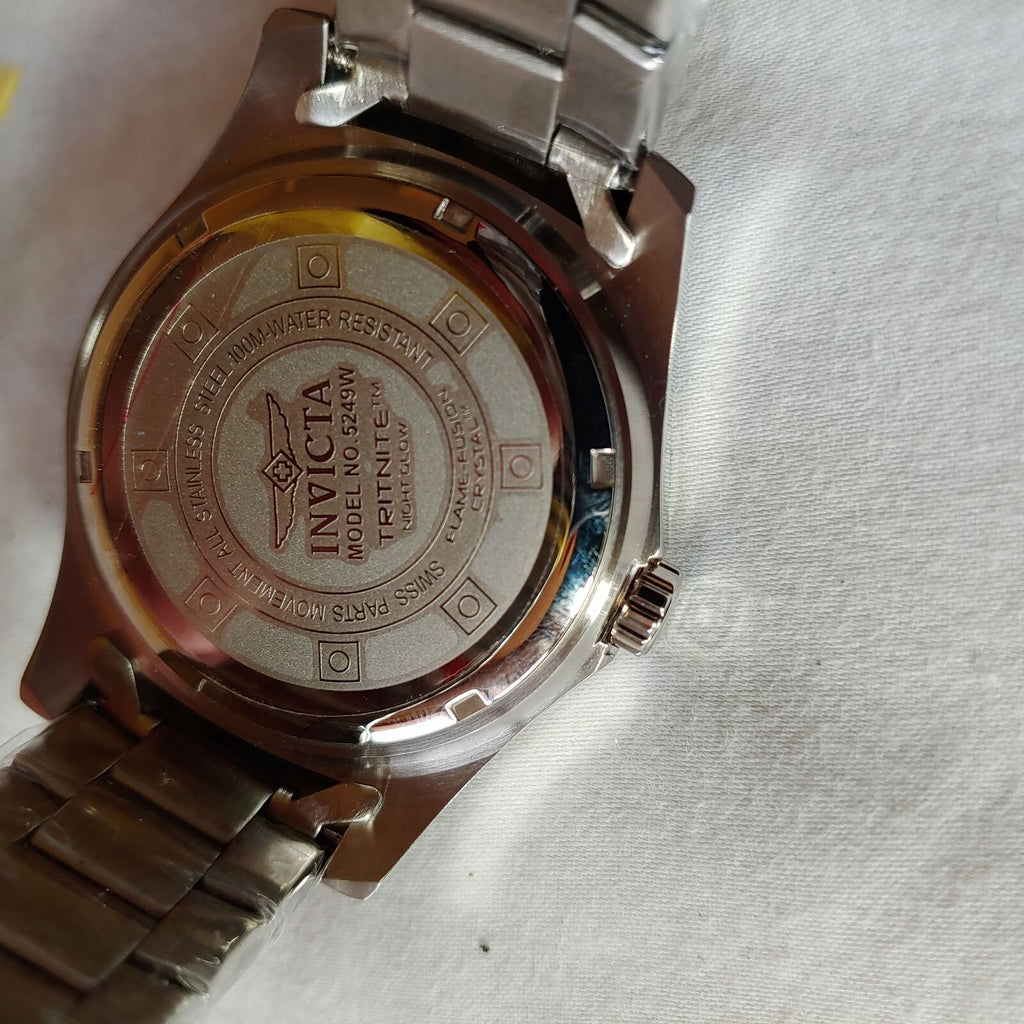 INVICTA SPECIALTY SWISS MOVEMENT QUARTZ WATCH - STAINLESS STEEL CASE AND BAND