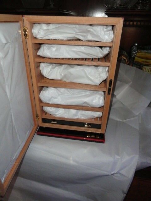 Elie Bleu Alba Black Sycamore Cabinet Humidor