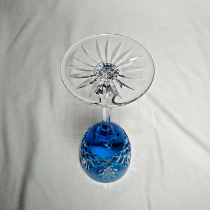 Faberge Odessa Sky Blue Crystal Glass