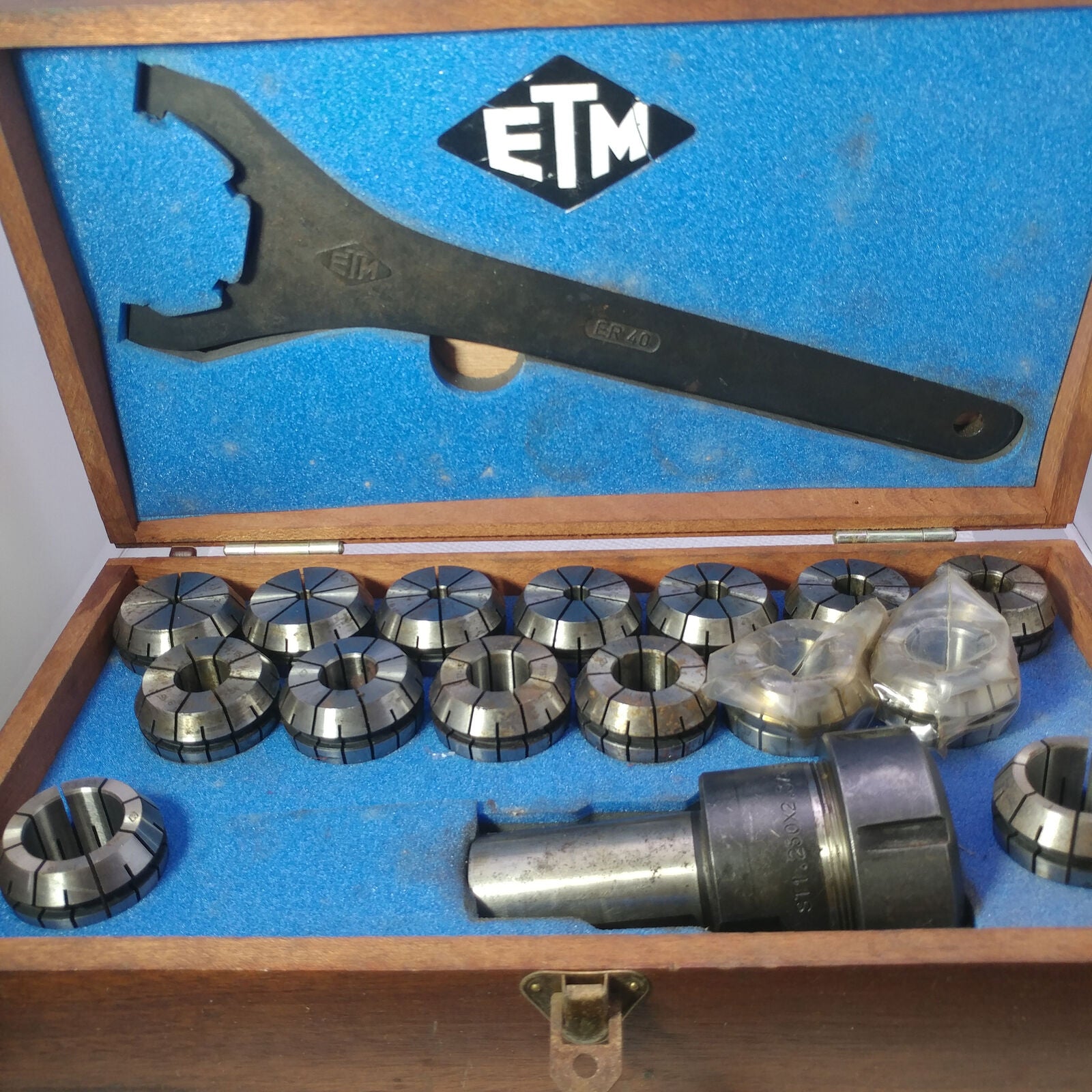 ER-40 1.1/4 ETM COLLET CHUCK SET 1/8-1
