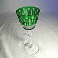 Faberge Xenia Emerald Green Crystal Glass
