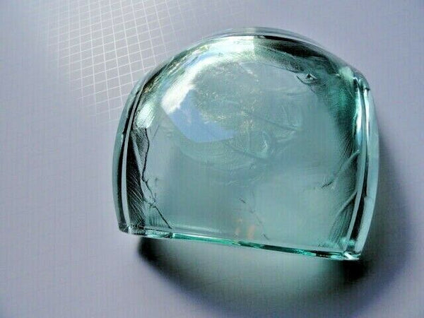 Stephen Schlanser Jade Art Glass Bowl Brush Stokes