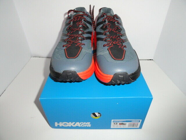 Hoka One Speedcoat 3 Gray and Orange  size 13 M