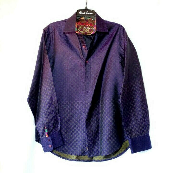Robert Graham - Colorful Long Sleeve - Men's Medium Button Down Classic Fit