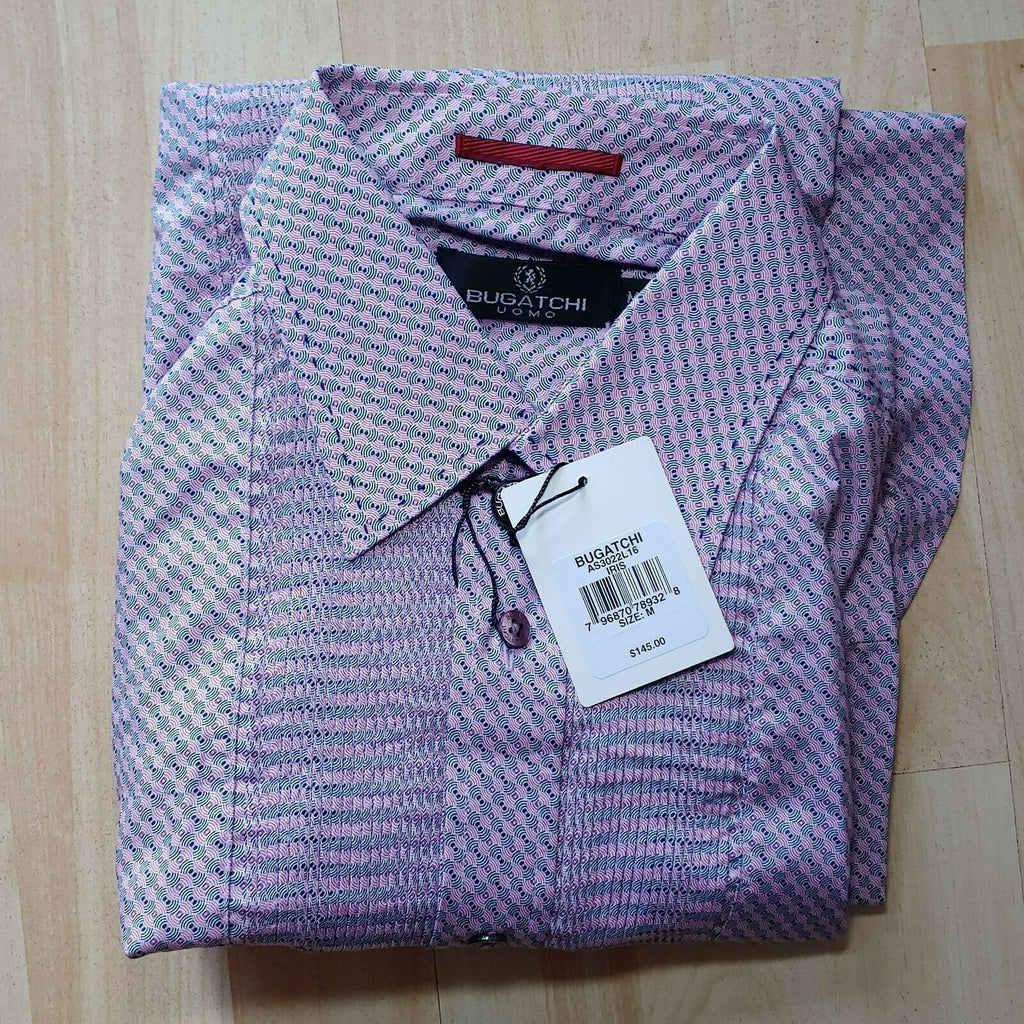Bugatchi | Multicolor | Men's Medium | Style: AS3022L16