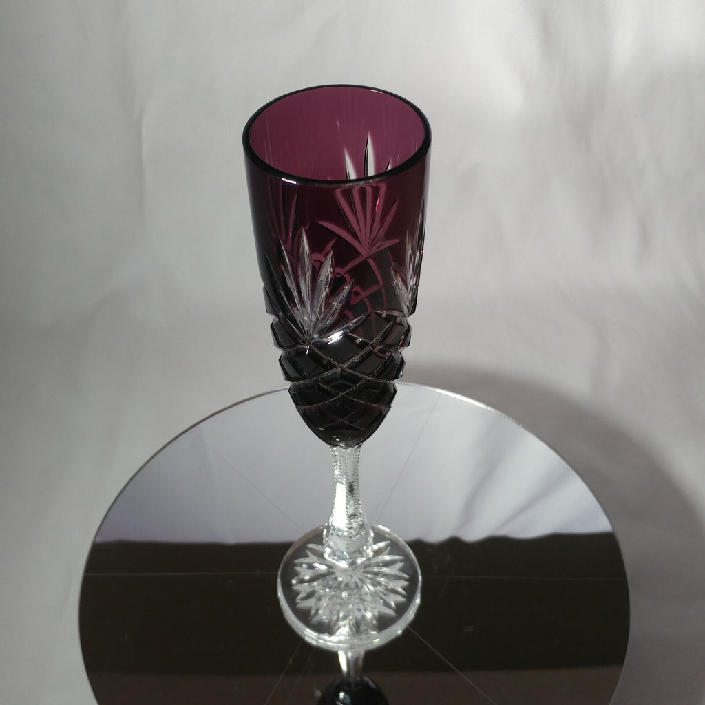 FABERGÉ  ODESSA PURPLE CRYSTAL FLUTE | SINGLE