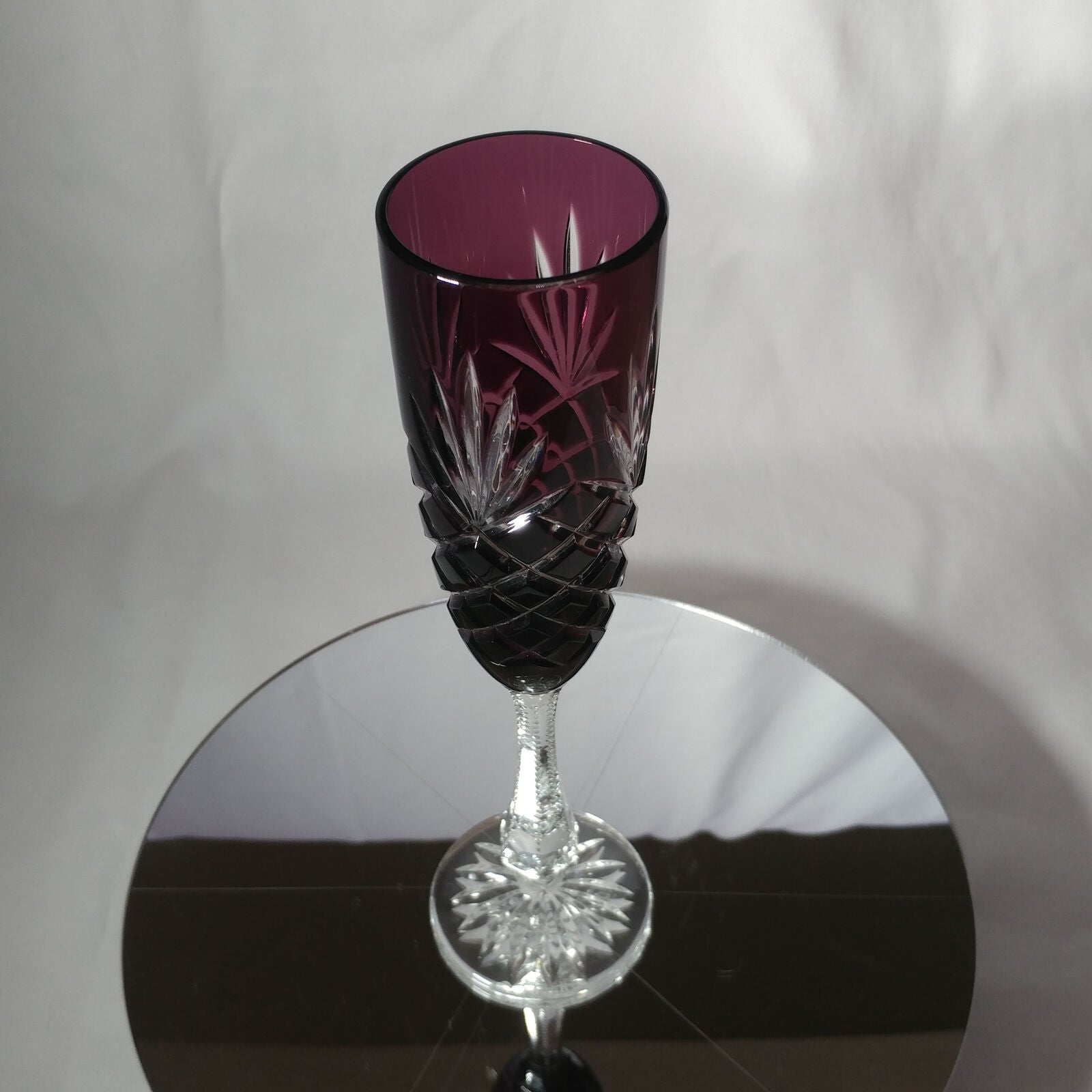 FABERGÉ  ODESSA PURPLE CRYSTAL FLUTE | SINGLE